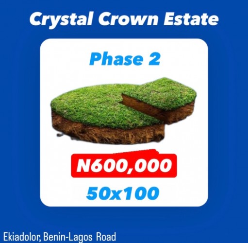 50x100 PLOT. Phase 2 Crystal  Crown Estate.